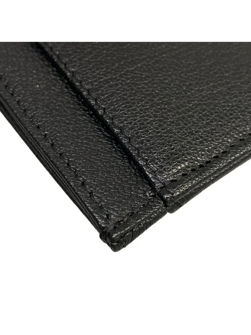 Chanel Card Case Black Gold Apple Metier Dar Collection